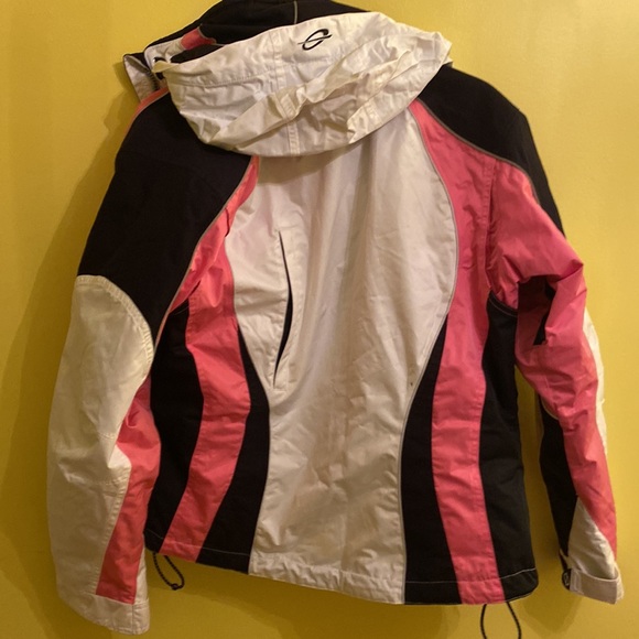 Obermeyer Ridgeline Ladies Ski Jacket In Pink Black white Size 8 - Picture 8 of 8